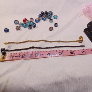 2 - Pandora type Bracelets and Beads